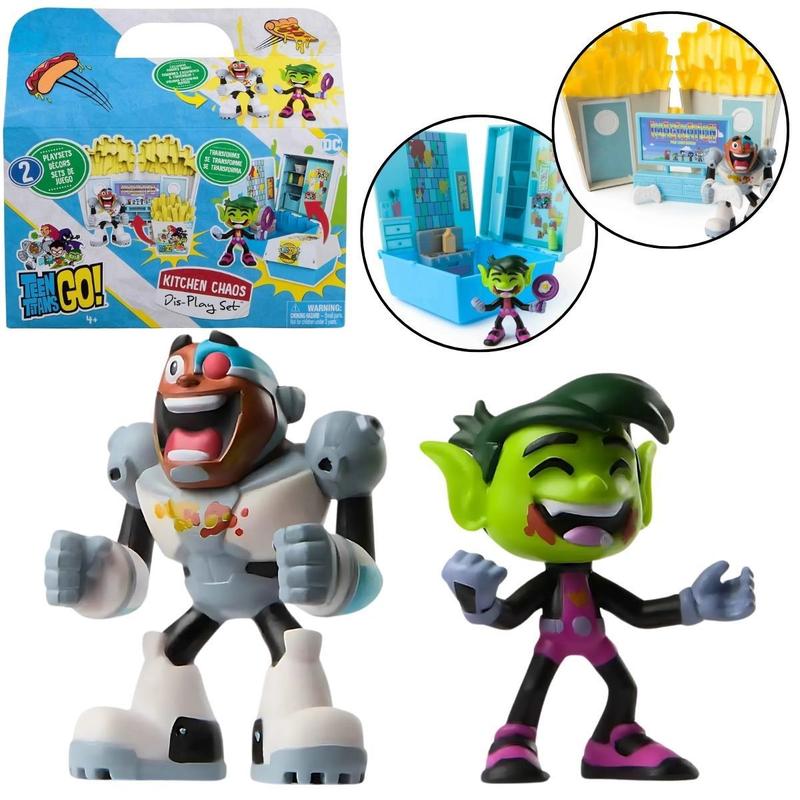 Jovens Titãs em Ação Conjunto Caos na Cozinha Mutano Cyborg